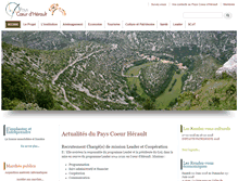 Tablet Screenshot of coeur-herault.fr